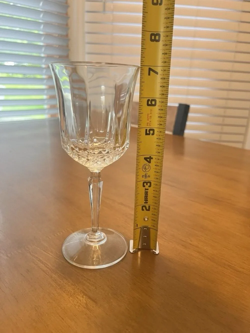 Vintage Anchor Hocking Crystal Wine Glass From The Legacy Collection